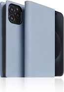 D8 Full Grain Leather Wallet Case for iPhone 15 Pro Max - [2-in-1] Handcrafted Detachable Diary Style with Magnetic MagSafe Back Cover, Gift Box Included (Powder Blue) by TinyTreasures Baby Boutique