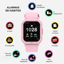 Cubitt Jr Smart Watch Fitness Tracker for Kids and Teens, with Games, Step Counter, Sleep Monitor, Heart Rate Monitor, Activity Tracker, Good Habits Alarms, 1.52" Touch Screen, IP68 Waterproof by TinyTreasures Baby Boutique