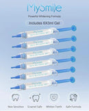 MySmile Teeth Whitening Gel Refills Pack, 6 Non-Sensitive Teeth Whitening Gel Pen, Teeth Whitener Dental Grade Tooth Whitening Gel for Tray, 10 min Fast Result Whitening by CozyNest Decor