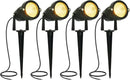 LED Landscape Spotlights Low Voltage 5W 12V 24V Garden Pathway Lights Waterproof IP66 Warm White Walls Trees Flags Outdoor Landscape Lights with Stakes by GreenHaven Gardens