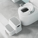 Potty Training Toilet Seat with Kids Step Stool Anti-Slip Toddler Seat, Soft Cushion, Baby Potty Training Set for Boys & Girls (Grey) by TinyTreasures Baby Boutique