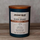 Journeyman Collection Candle, 15oz, Wooden Wick, Silver Springs, Large Painted Jar by CozyNest Decor
