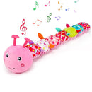 Baby Tummy Time Toy 0-6 Month Musical Stuffed Animal Plush Caterpillar Toy for Infant 6-12 Month Teething Sensory Toy with Crinkle Rattle for Babies 0-3-6 Month Newborn Toys for Boy Girl Birthday 1 by TinyTreasures Baby Boutique