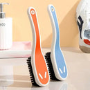 Soft Bristle Scrub Cleaning Brush Stain Remover Brush Fabric Cleaning Brush Laundry Brush Small Scrub Brush Cleaner Household Cleaning Brushes for Carpet, Clothes, Bathroom,Sneaker-2 Pack (Orange) by CozyNest Decor