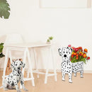 Dalmatian Dog Planter Plant Pots,Cute Garden Dog Flower Planter,Dog Planters Birthday Gifts for Women,Office,Indoor/Outdoor Decor（9.45 * 5.91 * 13.35in） by GreenHaven Gardens
