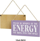 Purple Decor Spiritual Meditation Room Decor Inspirational Spa Decoration Positive Affirmations Wall Wood Plaque Sign Hanging Door Sign Home Office Yoga Room Decoration by CozyNest Decor