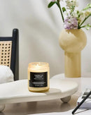 M&SENSE Vanilla Candles 100% Natural Organic Soy Wax Relaxing Aromatherapy Scented Candle, 7.05oz 50 Hours Burning Time Non Toxic Housewarming Gifts for Women and Men by CozyNest Decor