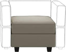 Belffin Storage Ottoman Module for Modular Sectional Sofa Square Seat Cube Velvet Foot Stool Grey by CozyNest Decor