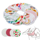 8 pcs(4 Pairs) Random Prints Breast Pads for Nursing Mothers, Reusable and Washable (8pcs Random Prints) by TinyTreasures Baby Boutique