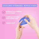 Soothing Gel Pads, Instant Cooling Relief for Sore Nipples, Made Without BPA, Hydrogel Pads for Breastfeeding, Aloe Vera Infused 16 Count by TinyTreasures Baby Boutique