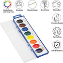 24 Count Watercolor Paints, 8 Colors, Washable, Non-Toxic, Perfect for Kids 3+ by TinyTreasures Baby Boutique
