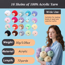 Yarniss Beginners Crochet Kits Adults,Starter Crochet Kit with 1132 Yards Crochet Yarn&21 Size Knitting Hooks,Learn to Crochet Set with Case by TinyTreasures Baby Boutique