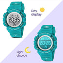 Kids Watch,Boys Watch for 3-15 Year Old Boys,Digital Sport Outdoor Multifunctional Chronograph LED 50 M Waterproof Alarm Calendar Analog Watch for Children with Silicone Band,Kids Gift by TinyTreasures Baby Boutique