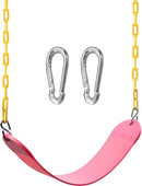 TURFEE Swings for Outdoor Swing Set -SwingSeat Replacement Kits with Heavy Duty Chains - Backyard Swingset Playground Accessories for Kids (Pink) by GreenHaven Gardens