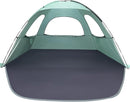 WhiteFang Beach Tent Anti-UV Portable Sun Shade Shelter for 3/4/6/8 Person, Extendable Floor with 3 Ventilating Mesh Windows Plus Carrying Bag, Stakes and Guy Lines by TinyTreasures Baby Boutique