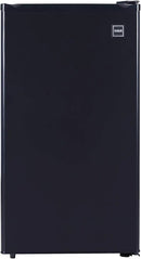 RCA RFR321-B-Black-COM RFR321 Single Mini Refrigerator-Freezer Compartment-Adjustable Thermostat Control-Reversible Doors-Ideal for Dorm, Office, RV, Garage, Apartment-Black Cubic Feet, 3.2 CU.FT by CozyNest Decor