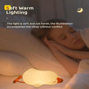 Big Goose Night Light，Squishy Silicone Kids Lamp, Dimmable 3-Gear Warm Light with Tap Control, BPA-Free Baby Cut LED Nightlight for Nursery Bedrooms Camping & Party Decor by TinyTreasures Baby Boutique