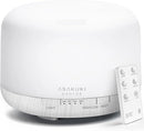 ASAKUKI 500ml Premium Essential Oil Diffuser with Remote Control, 5 in 1 Ultrasonic Aromatherapy Fragrant Oil Humidifier Vaporizer, Timer and Auto-Off Switch (White) by TinyTreasures Baby Boutique