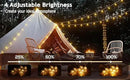 Solar String Lights Outdoor, 56FT 100LED Solar Lights with Remote, IP65 Waterproof, Solar Crystal Globe Patio Lights, 8 Light Modes, Timing, Christmas Decorations for Garden Yard by GreenHaven Gardens