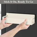6 Pack Magnetic Spice Rack Organizer for Refrigerator and Oven, Cream White Fridge Organizers and Storage for Kitchen by CozyNest Decor