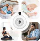 Sleepbox Sleep Sound Machine Portable Noise Machine with 30 Soothing Sounds 4 Timer Memory Function Rechargeable Battery 32 Volume Levels for Sleeping Traveling Relaxing for Baby Kids Adults (White) by TinyTreasures Baby Boutique