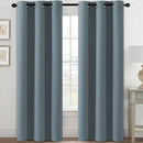 H.VERSAILTEX Blackout Curtains for Bedroom Thermal Insulated Room Darkening Living Room Curtains 84 Inch Long Grommet Privacy Protection Window Curtain Panels/Drapes for Nursery, 2 Panels,Stone Blue by CozyNest Decor