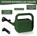 Outdoor Watering Can for Plants Indoor Watering Can for Houseplants 3/4 Gallon 3L (Green) by GreenHaven Gardens