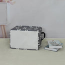 Rectangular Storage Basket Fabric Organizer Bin for Toys,Books,Clothes,Gifts,Pets-Perfect for Home,Office,Nursery,Dorm,Shelf(Rec-grey football ) by TinyTreasures Baby Boutique