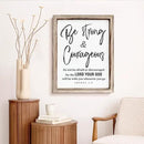 Inspirational Wood Signs, Christian Wooden Wall Plaque, Religious Home Decor, Bible Verse Decor Art, Framed Wall Plaque Sign 15 * 11.5 inches, Be Strong and Courageous Sign by CozyNest Decor