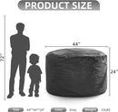 Hobestluk 4FT Bean Bag Chair Giant Bean Bag Chairs for Adults Large Bean Chairs with Removable Cover, Beanbag Chair with Filler, Adult Bean Bag Chairs for Living Room, Bedroom by CozyNest Decor
