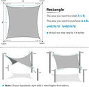 Amagenix Sun Shade Sail 7X9 Curved Edge Outdoor Shade Canopy Dark Grey Breathable 95% UV Block Shade Cloth for Patio Garden Backyard (We Make Custom Size) by GreenHaven Gardens