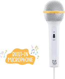 Singimals Kids Karaoke Speaker with Microphone - Unleash Your Child's Inner Superstar, Bluetooth v5.1, 12H Playtime, 5W Speaker, Multicolor LED Lighting, Asher The Fox by TinyTreasures Baby Boutique