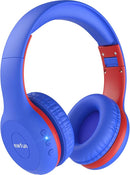 EarFun K2 Kids Bluetooth Headphones, Kids Headphones with Volume Limited, 40H Playtime, Built-in Mic, Stereo Sound, Foldable Over-Ear Headphone for School/Travel/iPad/Tablet, Blue by TinyTreasures Baby Boutique