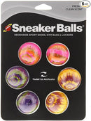 Sneaker Balls Odor-Fighting Shoe Fresheners, Eliminates Unpleasant Smells, Perfect for Sneakers, Gym Bags, Gear Bags, Drawers, Lockers, and More!, Radial Tie Dye, 6 Pack by CozyNest Decor