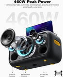 Karaoke Machine for Adults, with Lyrics Display Built-in 13.3" Screen, Truly All in One Karaoke Machine with 2 Wireless Microphone (Hidden & Self Charging), 460W Bluetooth Speaker for Party, TV by TinyTreasures Baby Boutique