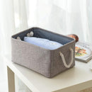 TheWarmHome Large Storage Bins Basket, 2 Pack Grey Fabric Storage Cubes for Changing Table Nursery Livingroom Kidsroom Playroom Toy, Collapsible Storage Baskets for organizing Shelves Closet by TinyTreasures Baby Boutique