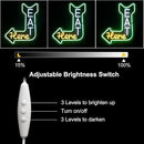 Eat Here Neon Sign Kitchen Neon Signs for Wall Decor with Arrow Guidance Green Orange White Eat Dimmable LED Sign Diner Neon Signs for Wall Bar Restaurant Kitchen Man Cave Decor by CozyNest Decor