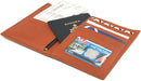 Passport Light Brown Sheep Leather Unisex Wallet Executive Boarding Pass Holder by TinyTreasures Baby Boutique