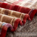 MERRYLIFE Throw Blanket Plaid| Ultra-Plush Soft Colorful | Decorative Couch Travel Love Urban Throw Blanket(40" 50", Love Urban) by CozyNest Decor