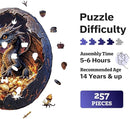 Jigfoxy Wooden Puzzle for Adults, Hatchling Dragon Wooden Jigsaw Puzzles for Adults, Unique Animal Shape Wood Cut Puzzles for Family Friend Puzzle Lovers(L-13.5 * 11.2in-257pcs) by TinyTreasures Baby Boutique