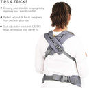 Beco Gemini Baby Carrier from Newborn to Toddler - Certified Ergonomic Newborn Baby Carrier for Infants and Children of 7-35 lbs - M Shape, Adjustable Seat, 100% Organic Cotton (Metro Black) by TinyTreasures Baby Boutique