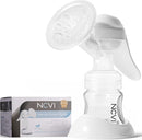 NCVI Manual Breast Pump for Breastfeeding Small Nipple, 20mm Silicone Soft Flange Single Hand Held Pump Breast Milk 5oz, BPA-Free with Two Kinds of Suction Adjusted Suitable for 17/18/19/20mm Nipples by TinyTreasures Baby Boutique