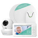 Babysense True Sleep HD Video Baby Monitor with Camera and Audio & Baby Sleep Breathing Movement Monitor, No Wifi, Non Wearable Non Contact Monitoring with 2 Under-Mattress Sensors, Full Crib Coverage by TinyTreasures Baby Boutique
