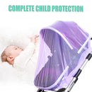 Durable Baby Mosquito Net (2 Pack) - Perfect Bug Net for Strollers, Bassinets, Cradles, Playards, Pack N Plays and Portable Mini Crib (Purple) by TinyTreasures Baby Boutique
