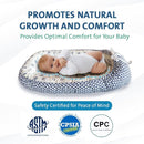 Baby Lounger – Portable Baby Lounger Pillow & Adjustable Baby Nest for 0-24 Months, Soft Infant Floor Seat & Breathable Infant Lounger for Home & Travel by TinyTreasures Baby Boutique