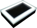 LUMENGY Solar Paver Light 6×9 inch, 5000K, Up to 20 Hours Continuous Lighting, Stainless Steel, Thick Glass, Glare-Free Illumination for Driveways, Pathways & Garden, Waterproof & Drive-Over Rated by CozyNest Decor
