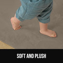 GORILLA GRIP Ultra Soft Washable Area Rug, 8x10, Stain and Slip Resistant Plush Thick Carpet for Bedroom Living Room, No Shed Floor Rugs, Pet Friendly, Dorm Essentials, Kids Nursery Home Decor, Taupe by TinyTreasures Baby Boutique