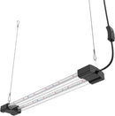 DYMOND BoostGro LED Seed Starter Grow Light Full Spectrum Linkable 5000k Daylight + 660nm Red + 450nm Blue Indoor Plant Lighting Fixture (2 FT, Black) by GreenHaven Gardens