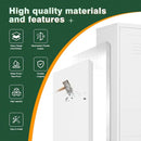 Letaya White Storage Cabinet with Feets-Metal Home Kitchen Pantry Cabinets with Doors and Adjustable Shelves,Organization Locker for Cupboard/Bedroom/Dining/Living/Bathroom/Office/Garage Room (White) by CozyNest Decor