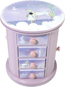 Purple Unicorn Jewelry Box for Girls - Kids Organizer and Little Girl Gift by TinyTreasures Baby Boutique